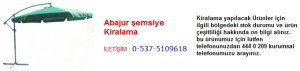 abajur şemsiye kiralama