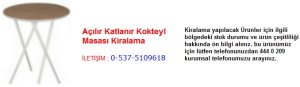 açılır katlanır kokteyl masası kiralama
