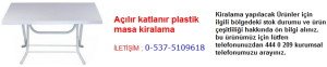 açılır katlanır plastik masa kiralama