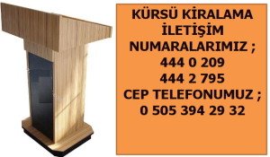 en kaliteli kürsü kiralama