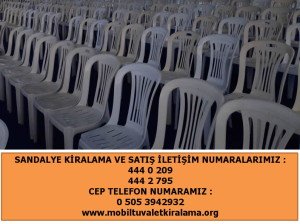 en kaliteli sandalye kiralama