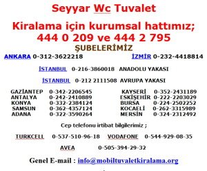 iletişim bilgilerimiz