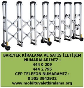 kaliteli bariyer kiralama