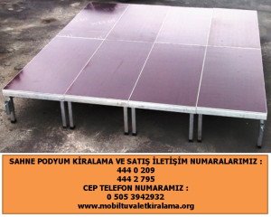 kaliteli sahne kiralama