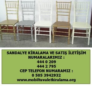 kaliteli sandalye kiralama