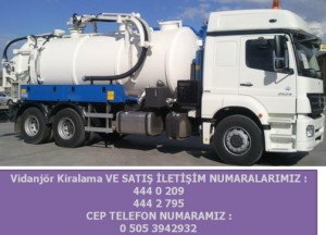 kaliteli vidanjör kiralama