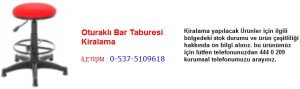 oturaklı bar taburesi kiralama