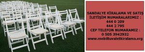ucuz sandalye kiralama