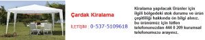 çardak kiralama